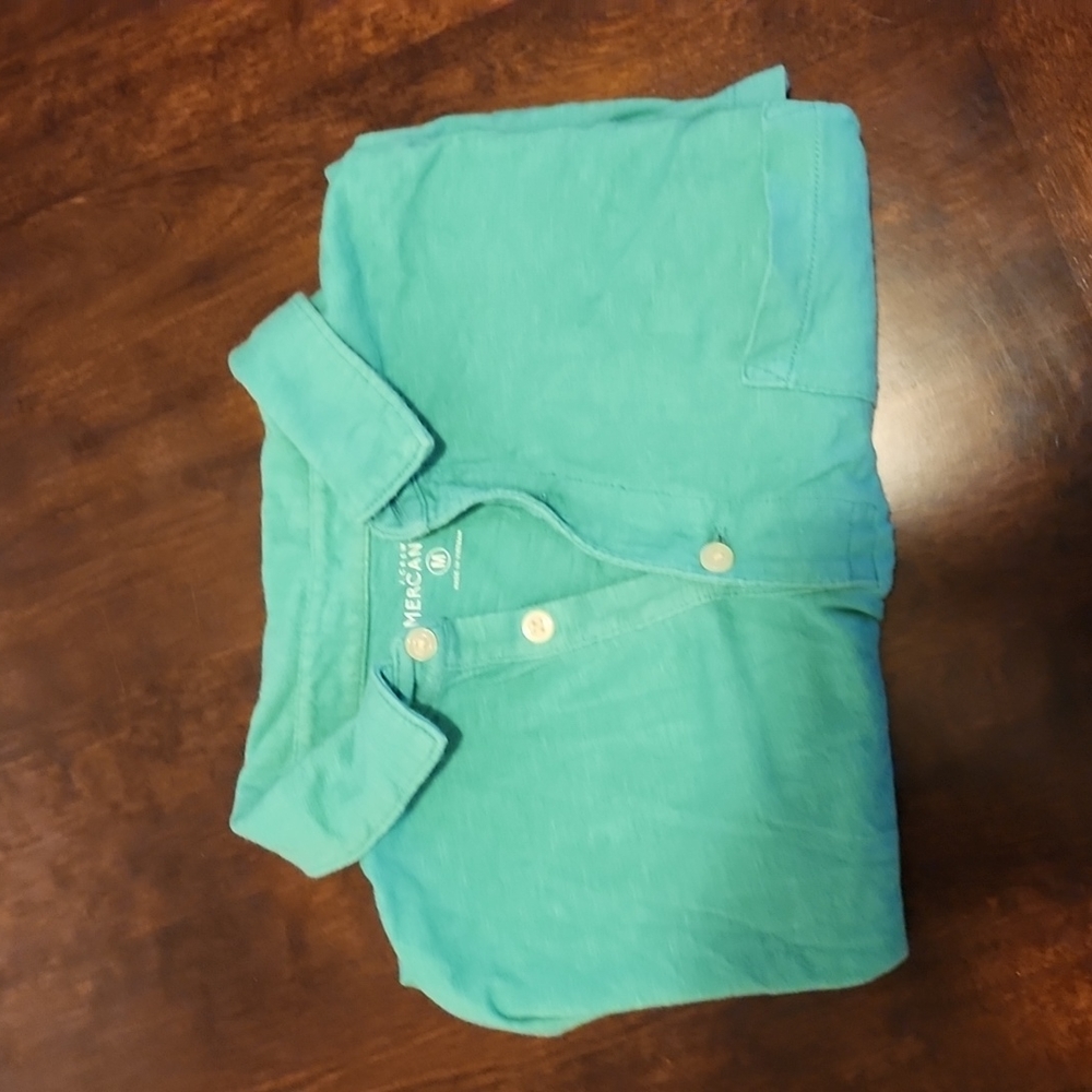 JCREW Sea Green Polo